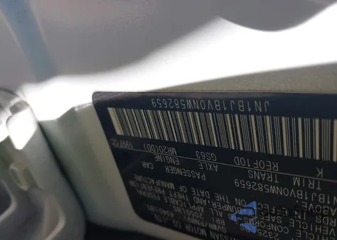 2022 Nissan Rogue Sport Sv Fwd Xtronic Cvt из США, поврежденный, VIN JN1BJ1BV0NW582659